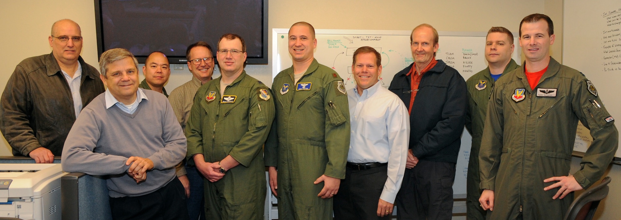 Members of the 608th Air Operations Center