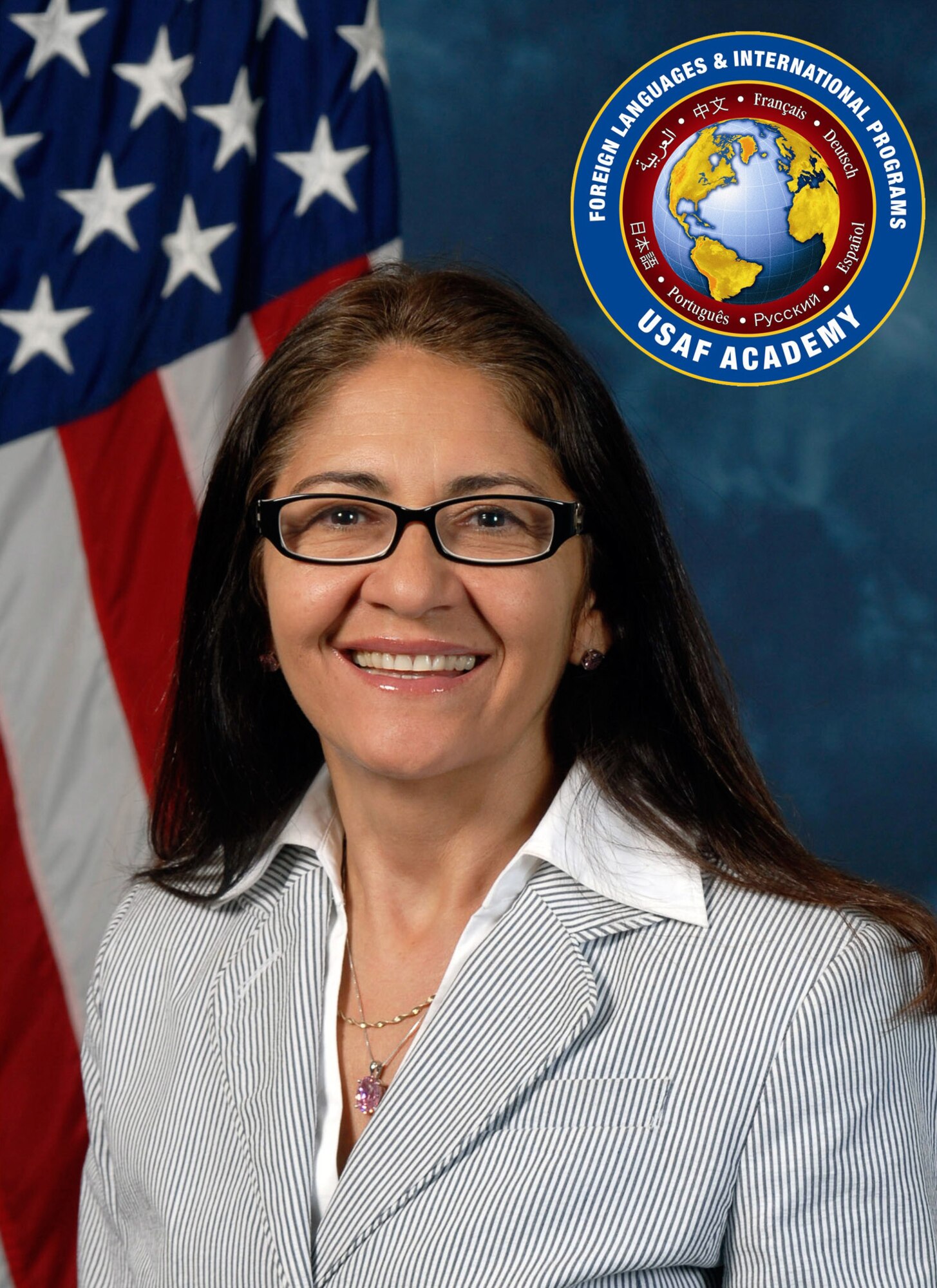Dr. Ismenia Sales de Souza, associate professor of Portuguese and Spanish at the U.S. Air Force Academy Foreign Languages Department. (Courtesy graphic)