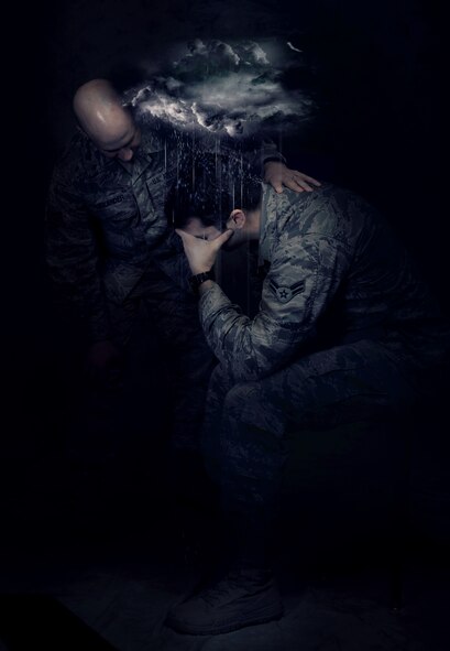 The total number of service member suicides in the Department of Defense in 2014 was 224, which is 30 lower than in 2013, according to www.suicideoutreach.org. Although the count was slightly lower, suicide remains an issue across the DoD. Suicide prevention is a key priority of the Air Force that aims to develop and care for Airmen and their families. (U.S. Air Force photo illustration by Airman 1st Class Jovan Banks/Released)