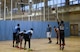 Mercedes Lacy, 51st Security Forces Squadron, shoots a free throw during the first half of an intramural basketball game Feb. 24, 2015, at Osan Air Base, Republic of Korea. Lacy made the second of the two free throws. (U.S. Air Force photo by Senior Airman David Owsianka)