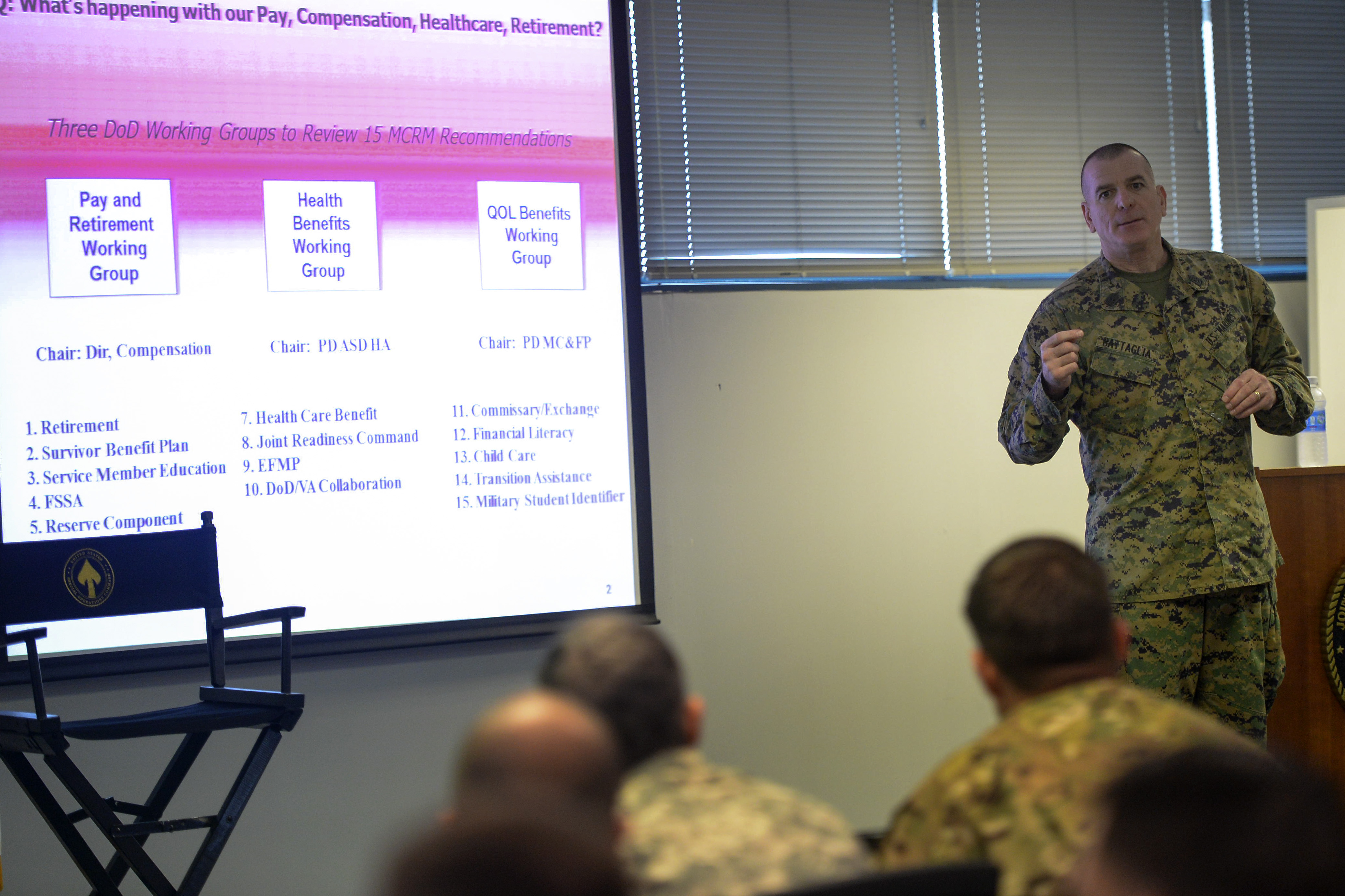 Marine Corps Sgt Maj Bryan Battaglia Senior Enlisted