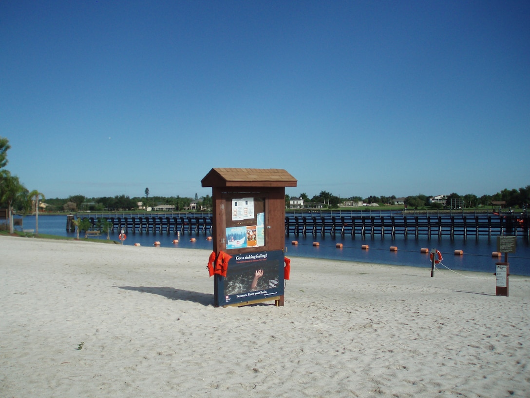 Swimming Beach at W.P. Franklin South Recreation Area      