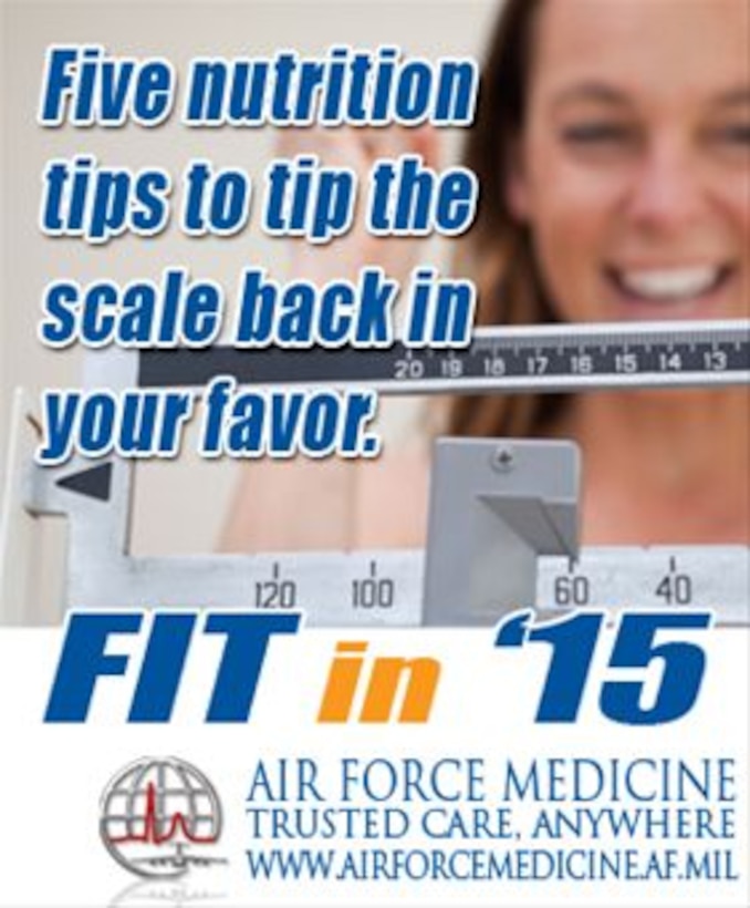 Fit In 15 Nutrition Tips graphic