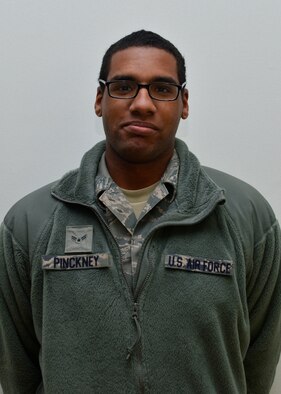 “My New Year’s resolution is to get a better PT score.” -Airman 1st Class Gerard Pinckney