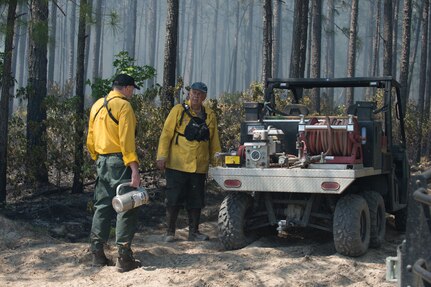 Prescribed fire season begins on Joint Base Weapons in November and runs thru May.   All prescribed fires in S.C. are monitored by the S.C. Forestry Commission.  Before these fires are started a notification number must be issued by the Commission from their fire control headquarters. (Courtesy photo)