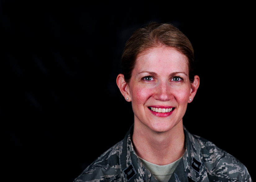 U.S. Air Force Capt. Nancy DeLaney, 633rd Medical Operations Squadron psychologist, commissioned in 2012 to support the Air Force’s mental health program. DeLaney said the Air Force as at the forefront of mental health as it places specific focus on preventative measures. (U.S. Air Force photo by Senior Airman Austin Harvill/Released)