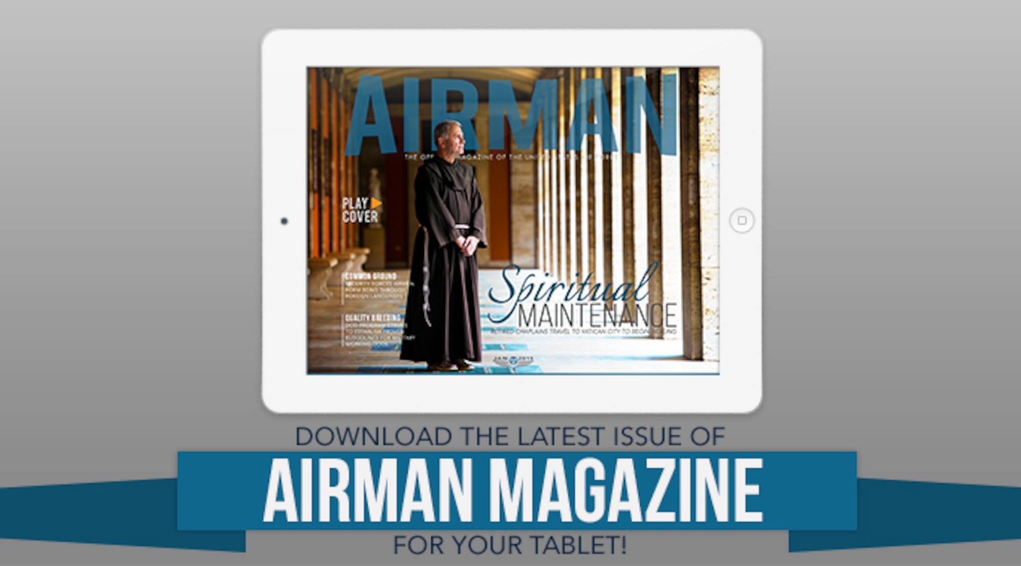 The January issue of Airman magazine is now available to download and is viewable through a Web browser. (Courtesy graphic)