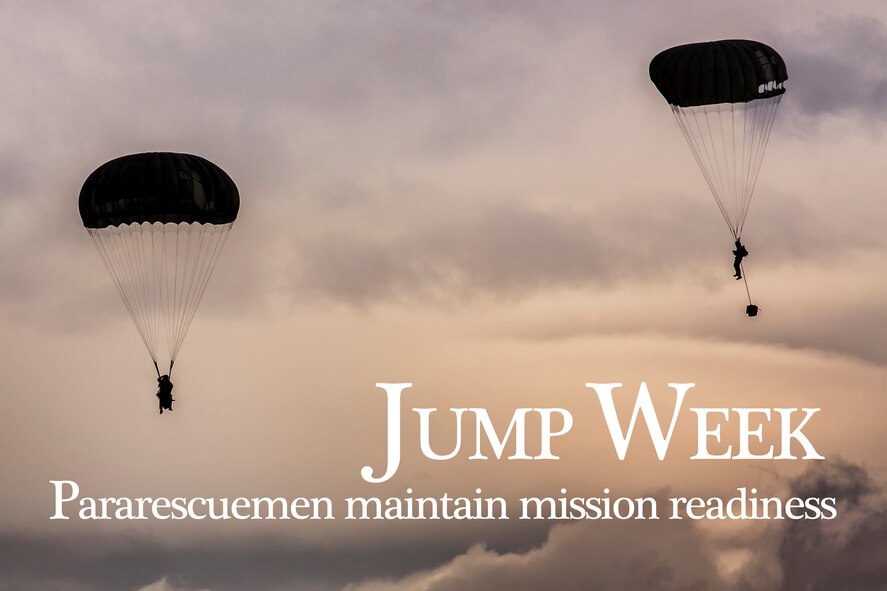 The 36th Airlift Squadron and 31st Rescue Squadron maintain mission readiness for aircrew and pararescuemen during Jump Week at Yokota Air Base, Japan. 