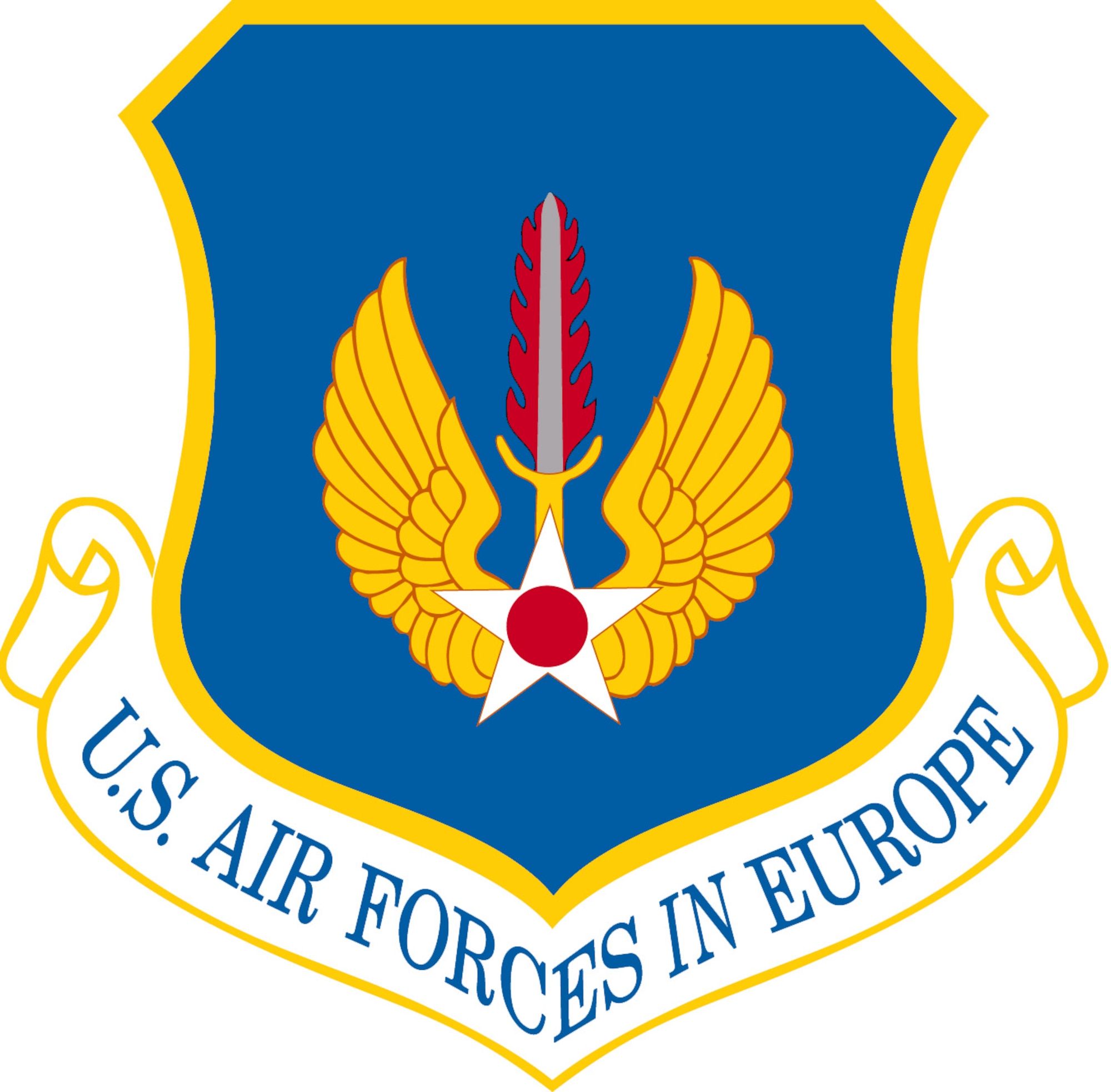 U.S. Air Forces in Europe shield.