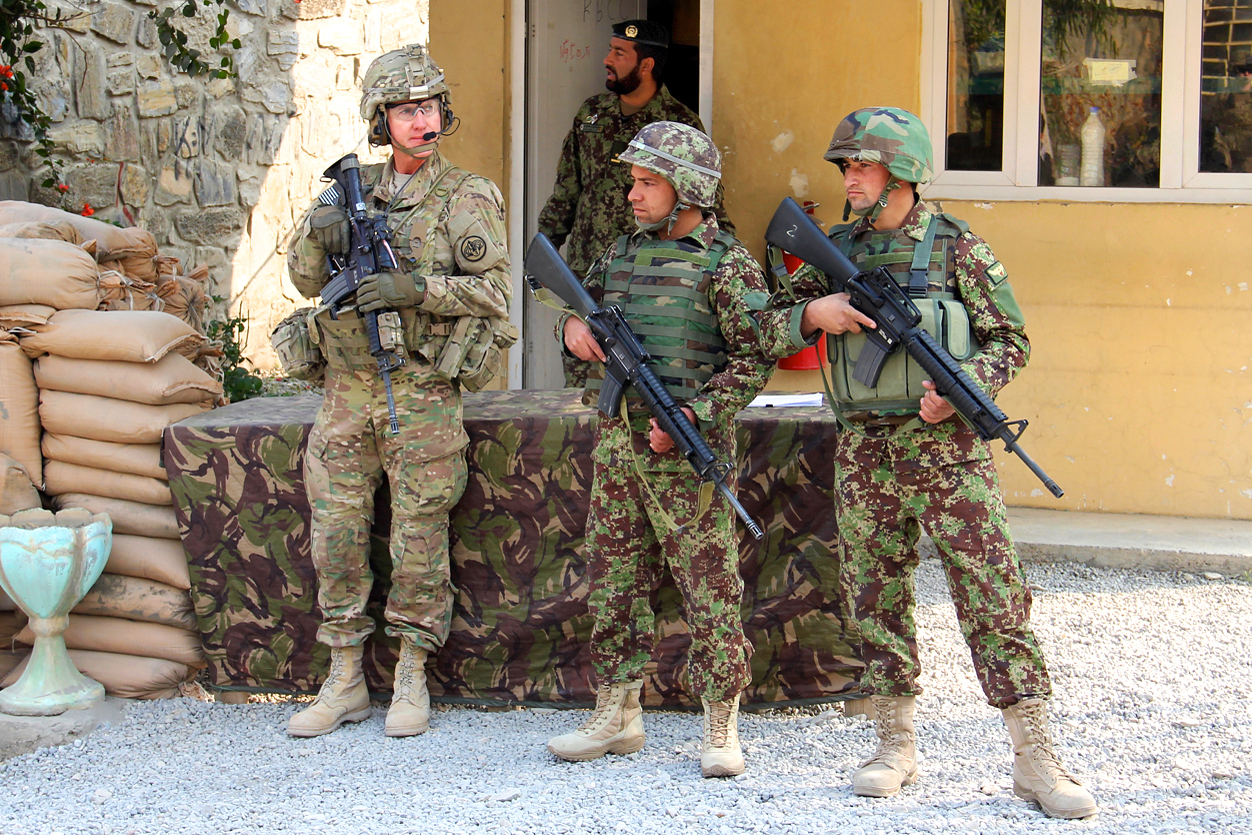 US Army Rangers rocking Hawaiian shirts in Afghanistan