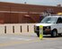 Both drivers and pedestrians should remain alert at crosswalks. For pedestrians, the painted crosswalk stripes won’t save you from an accident. Make sure the driver sees you and comes to a stop before you step onto the road. (Air Force photo by Kelly White)