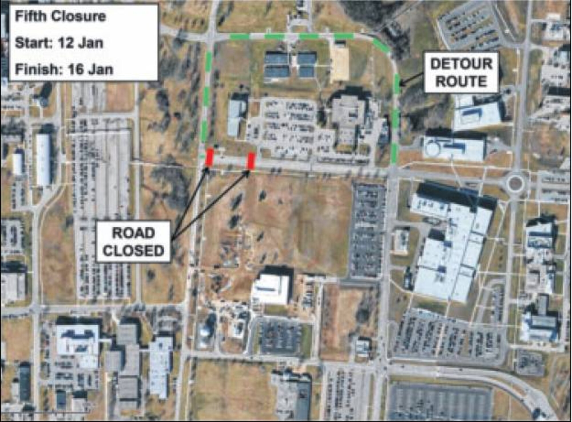 Waterline project on Fifth St. will close the st. to traffic for one week.