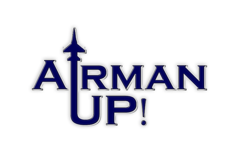 "Airman Up!" is a new campaign, lead by Col. Stephen Jost, 20th Fighter Wing commander, focused on empowering Airmen to improve themselves. Through resiliency and personal development, "Airman Up!" challenges Airmen to be better today than they were yesterday. (U.S. Air Force illustration by Senior Airman Jensen Stidham/Released)