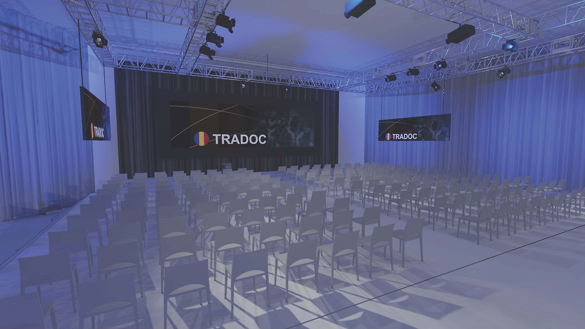 Jacobs Theater at Fort Eustis, Va., will close for renovations beginning Jan. 26, 2015. The Enterprise Multimedia Center will upgrade electrical equipment and the layout of the room to turn the building into a multi-use facility. (Courtesy graphic)