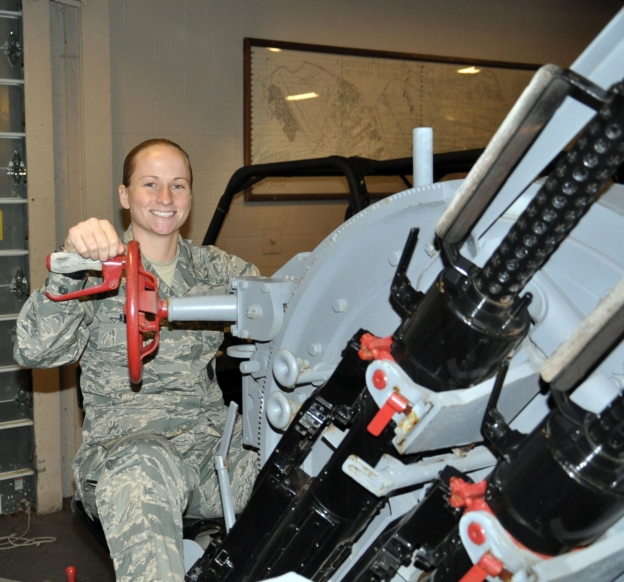 WRIGHT-PATTERSON AIR FORCE BASE, Ohio - Senior Airman Alexandra Klus, 445th Security Forces Squadron security forces journeyman, is the 445th Airlift Wing January 2015 Spotlight Performer. (U.S. Air Force photo/Maj. Demetrius Smith)