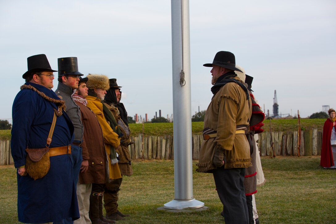 Chalmette Battlefield, Celebrating Unity, Battle of New Orleans Bicentennial Chalmette Battlefield, Bicentennial, War of 1812, Reenactment, Great Britain, General Jackson, USMC, Marine Corps, New Orleans, Chalmette, Chalmette Battlefield, MARFORRES, Marine Forces Reserve, Lance Cpl. Gabrielle C. Quire