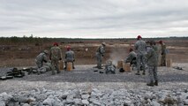 Airmen assigned to the 919th Special Operations Security Forces Squadron complete heavy weapons qualification firing Jan 10, 2015 at Duke Field, Fla.  (U.S. Air Force photo/ Tech. Sgt. Jasmin Taylor)
