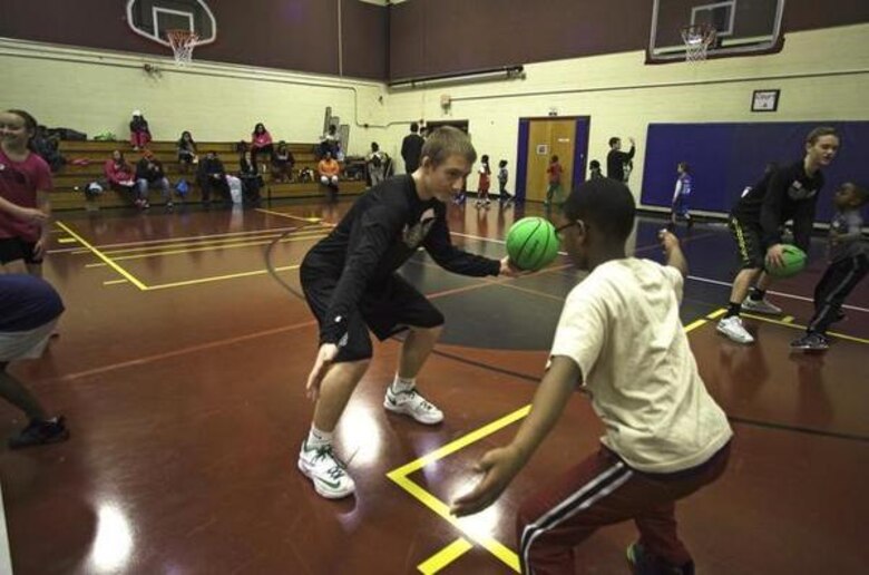 Torch Passed At Youth Basketball Camp Team Mcchord Article Display