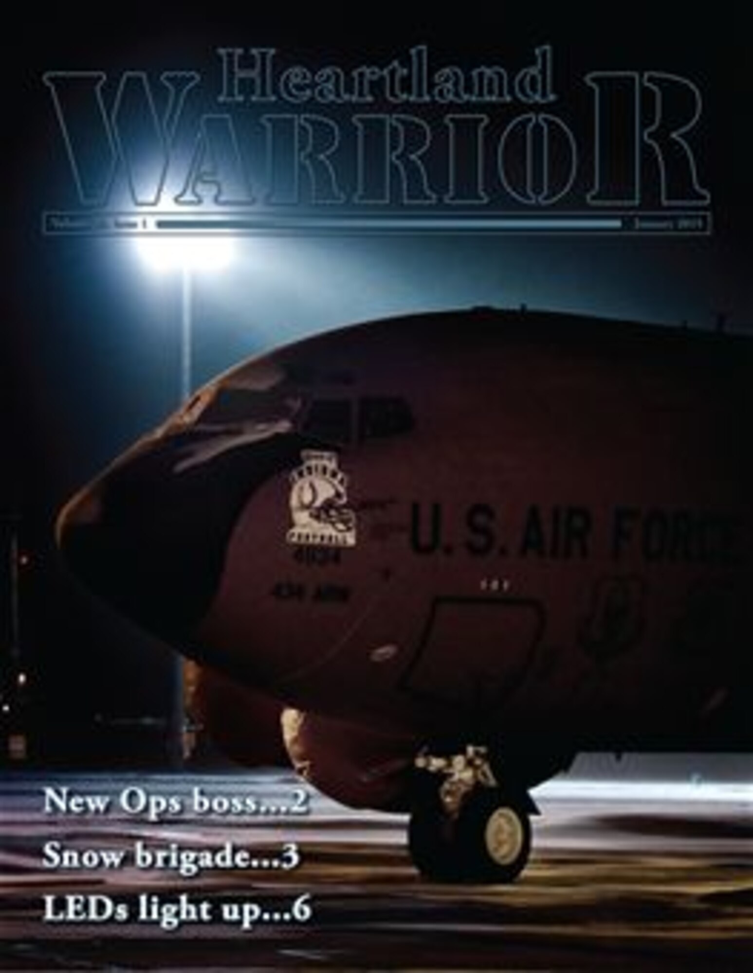 The January edition of the Heartland Warrior is now online. This issue contains 11 pages of news, photos and information about Grissom Air Reserve Base, Ind., and the 434th Air Refueling Wing. (U.S. Air Force photo/Tech. Sgt. Benjamin Mota)