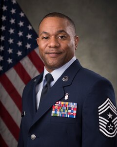 Chief Master Sgt. David A. Brown, 366th Fighter Wing Command Chief (U.S. Air Force photo by Airman 1st Class Malissa Lott/RELEASED)