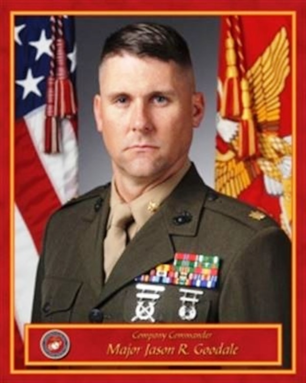 Company Commander, Major Jason R. Goodale