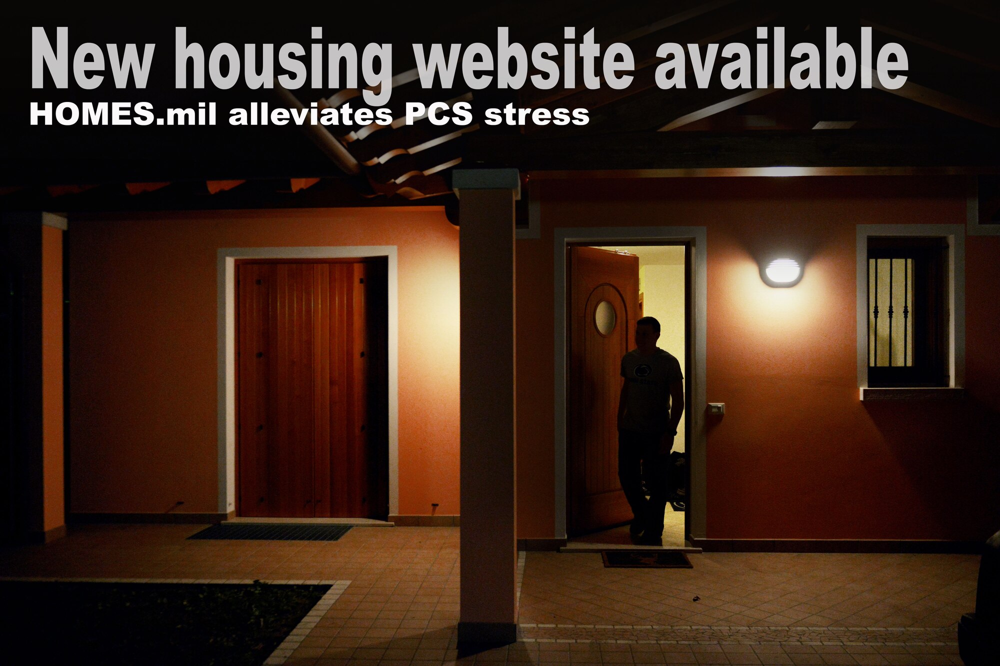 A new Department of Defense housing website, www.HOMES.mil, is now available and serves as a replacement for the Automated Housing Referral Network. The website, launched in December, assists DOD personnel with finding and listing rental properties near their military installation during a permanent change of station. (U.S. Air Force graphic/Airman 1st Class Ryan Conroy) 
