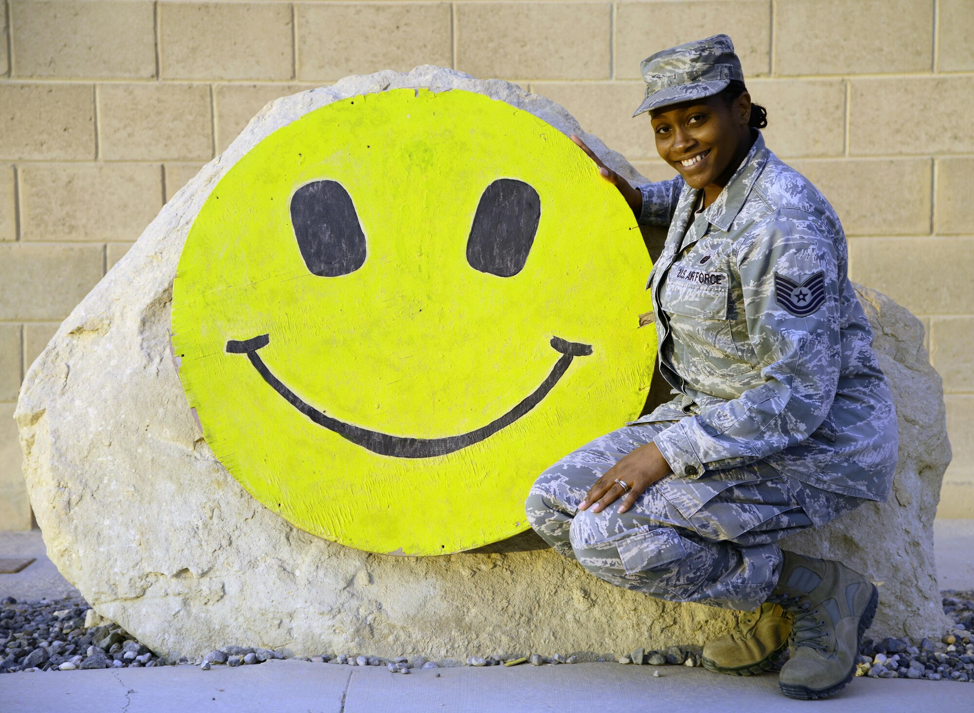 This week's Rock Solid Warrior is Tech. Sgt. Sylvia Goodwin. She is the executive assistant to the command chief of the 386th Air Expeditionary Wing. The Tampa, Fla., native is deployed from the 90th Information Operations Squadron at Joint Base San Antonio, Texas.