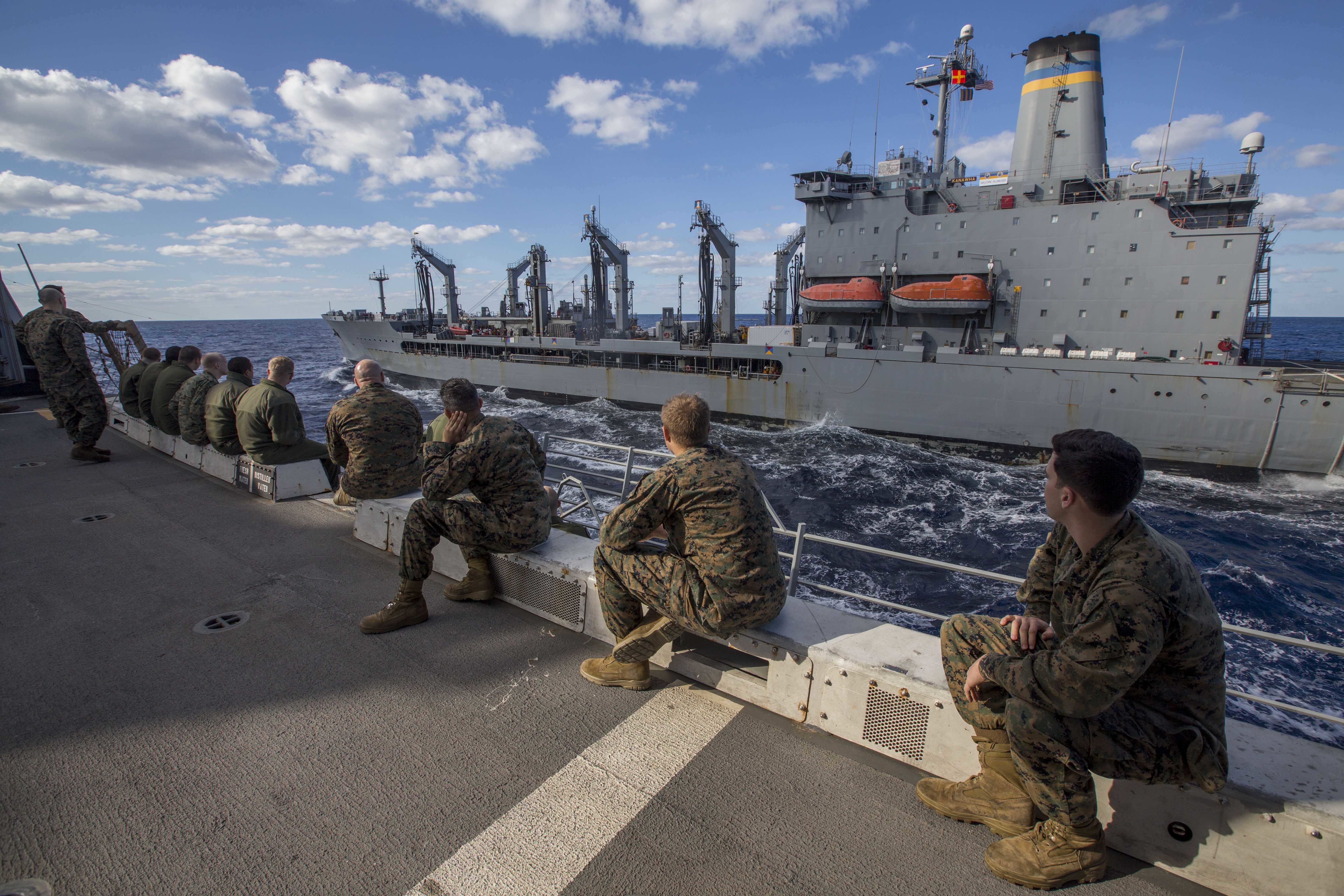 24th Marine Expeditionary Unit Participates in Resupply-At-Sea