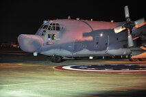 MC-130H Combat Talon II, tail 0195, sits on the flightline at Hurlburt Field, Fla., Jan. 8, 2015. The MC-130H arrived from RAF Mildenhal, England. The 7th Special Operations Squadron, RAF Mildenhal, England transferred their last two Talons to the 15th Special Operations Squadron because they transitioned to the CV-22 Osprey mission. (U.S. Air Force photo/Airman 1st Class Jeff Parkinson) 
