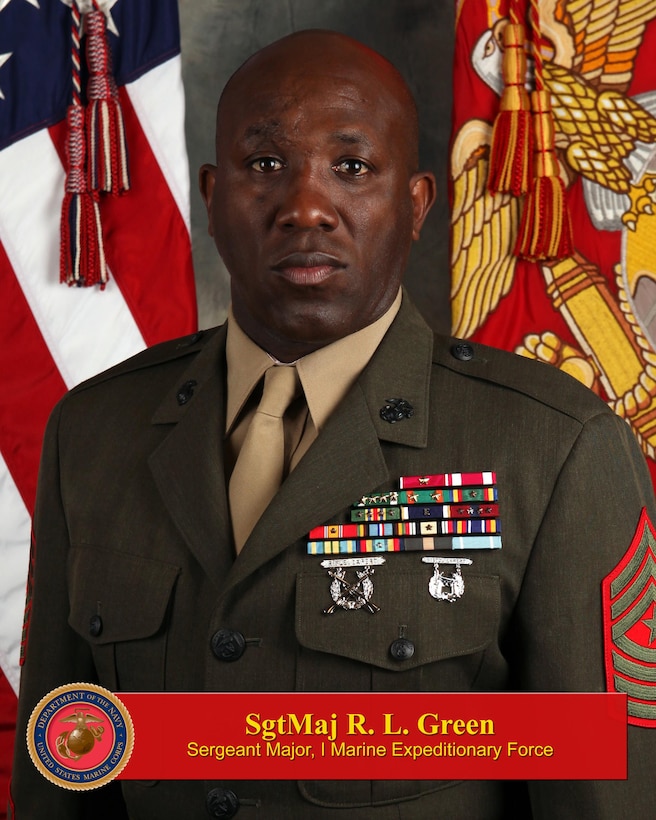 Commandant of the Marine Corps Gen. Joseph F. Dunford Jr. announced the selection of Sgt. Maj. Ronald L. Green as the next Sergeant Major of the Marine Corps, Jan. 20, 2015.