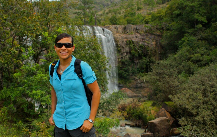 Staff Sgt. Haida StarEagle has benefited from the Outdoor Recreation programs and Single Airman’s Initiative throughout her career. She especially leans on it when moving to a new base to meet new people. (Courtesy photo)
