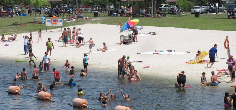 Swimming Beach at the W.P. Franklin Lock and Dam