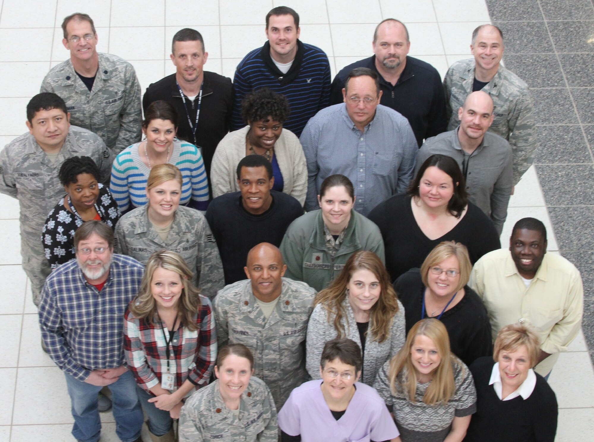 Members of the Flu Team, from both the Epidemiology Consult Service and the Epidemiology Laboratory, part of the DoD USAFSAM Global, Laboratory-based Influenza Surveillance Program. (Contributed photo)