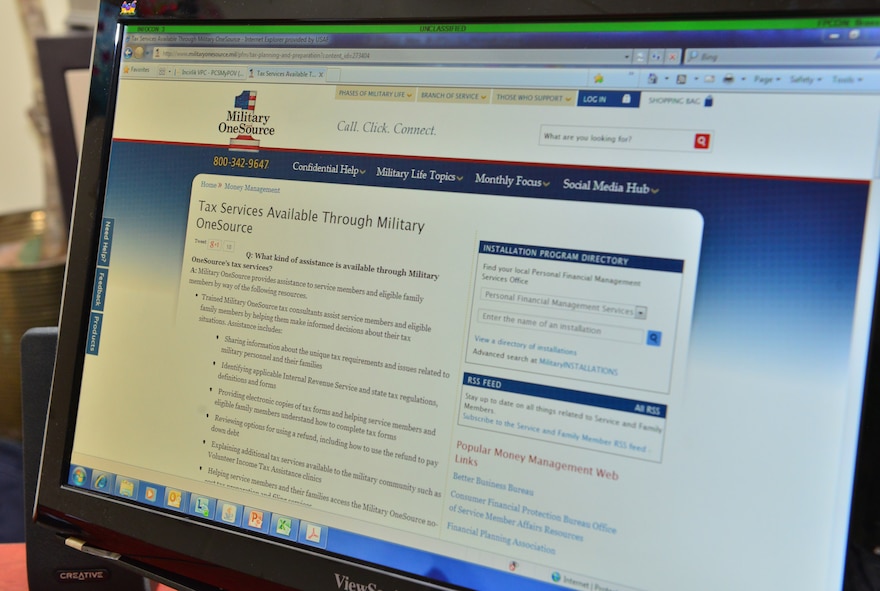 Each year, the legal office opens their doors to the Incirlik Tax Resource Center to help service members and their families meet the April 15, 2015 Federal deadline. Along with filing taxes in person through the tax resource center, the Defense Department, through Military OneSource, is also teaming up again this year with H&R Block to offer no-cost tax preparation to the military community with a promise of guaranteed accuracy, a service that otherwise could cost military families hundreds of dollars or more. (U.S. Air Force by Senior Airman Michael Battles/Released) 