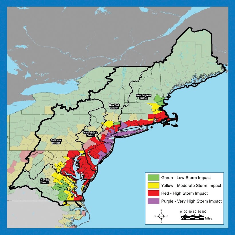 The North Atlantic Comprehensive Study was a $19 million study to develop a risk reduction framework for the 31,200 miles of coastline within the North Atlantic Division affected by Hurricane Sandy. (Photo by North Atlantic Coast Comprehensive Study)
