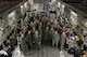 Airmen from Joint Base Charleston and the Air Force Operational Test and Evaluation Center build, test and evaluate the Transport Isolation System (TIS) at JB Charleston, Dec. 13, 2014. The TIS is a self-contained module system that can be used with either two or three sections, depending on aircraft space. It will be used to safely transport patients with an infectious disease. (U.S. Air Force photo by Airman 1st Class Taylor Queen/Released)