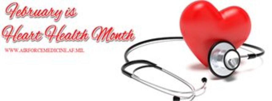 February is Heart Health Month (Facebook banner graphic) (Air Force graphic/Steve Thompson)