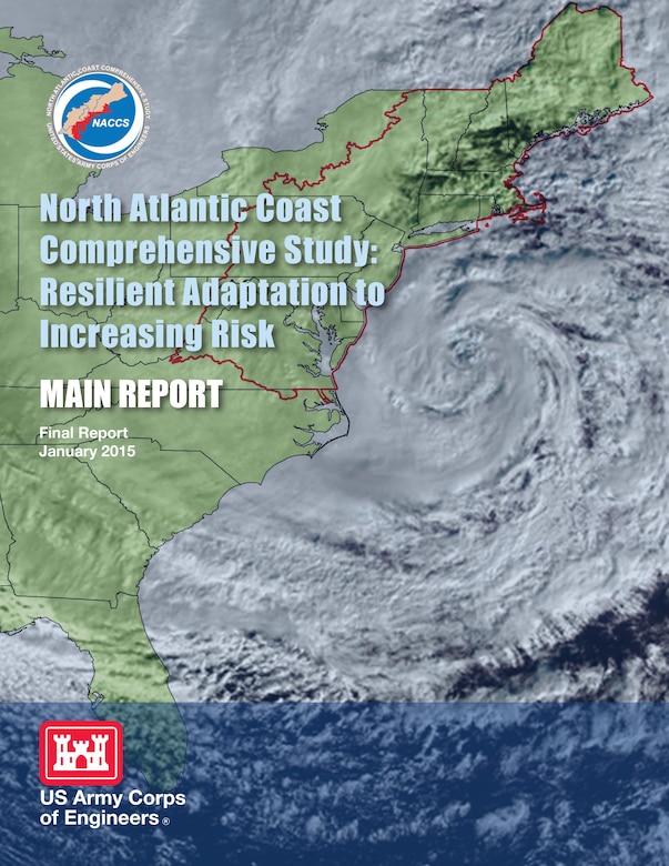 The U.S. Army Corps of Engineers released to the public a report detailing the results of a two-year study to address coastal storm and flood risk to vulnerable populations, property, ecosystems, and infrastructure in the North Atlantic region of the United States affected by Hurricane Sandy in October, 2012.  Congress authorized this report in January 2013 in the Disaster Relief Appropriations Act of 2013 (Public Law 113-2).  
