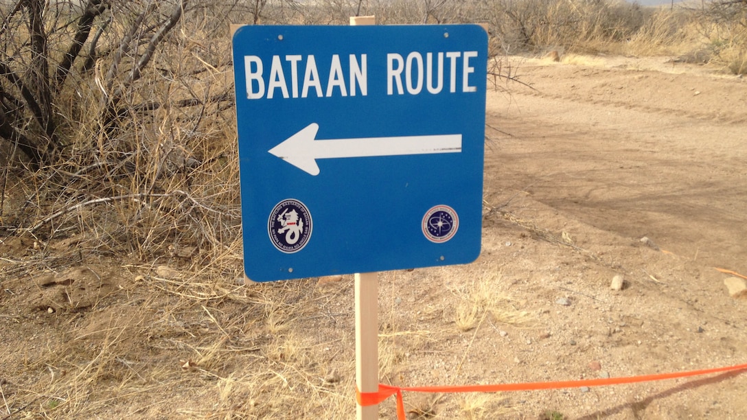 The Bataan Memorial Death March is held in honor of the service member who were captured and forced to march 65-miles by Japanese guards to prison camps, after the surrender of the Bataan Peninsula on the main Philippine Island of Luzon. The event is hosted every year in White Sands Missile Range, NM. 