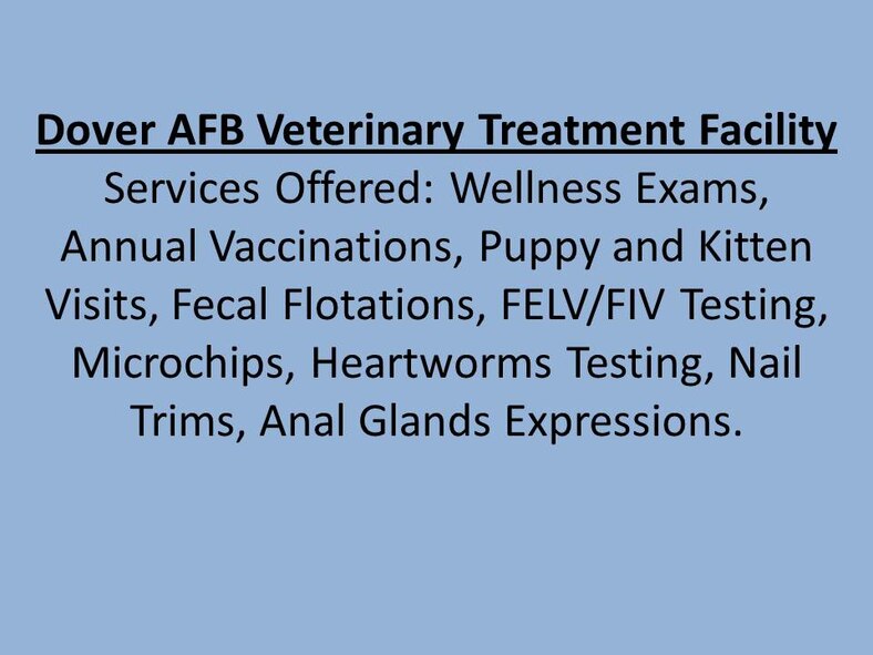 Services Offered: Wellness Exams, Annual Vaccinations, Puppy and Kitten Visits, Fecal Flotations, FELV/FIV Testing, Microchips, Heartworms Testing, Nail Trims, Anal Glands Expressions.