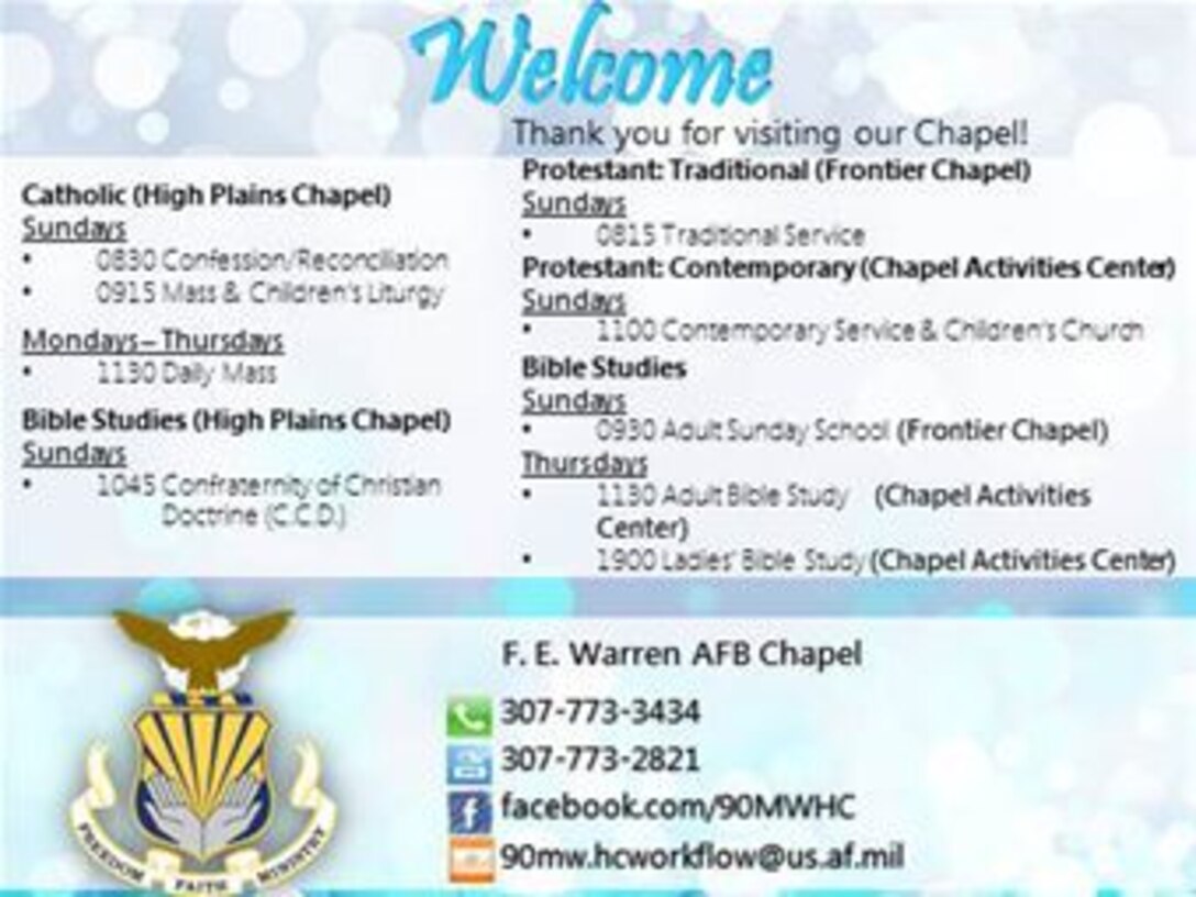 Chapel Flier