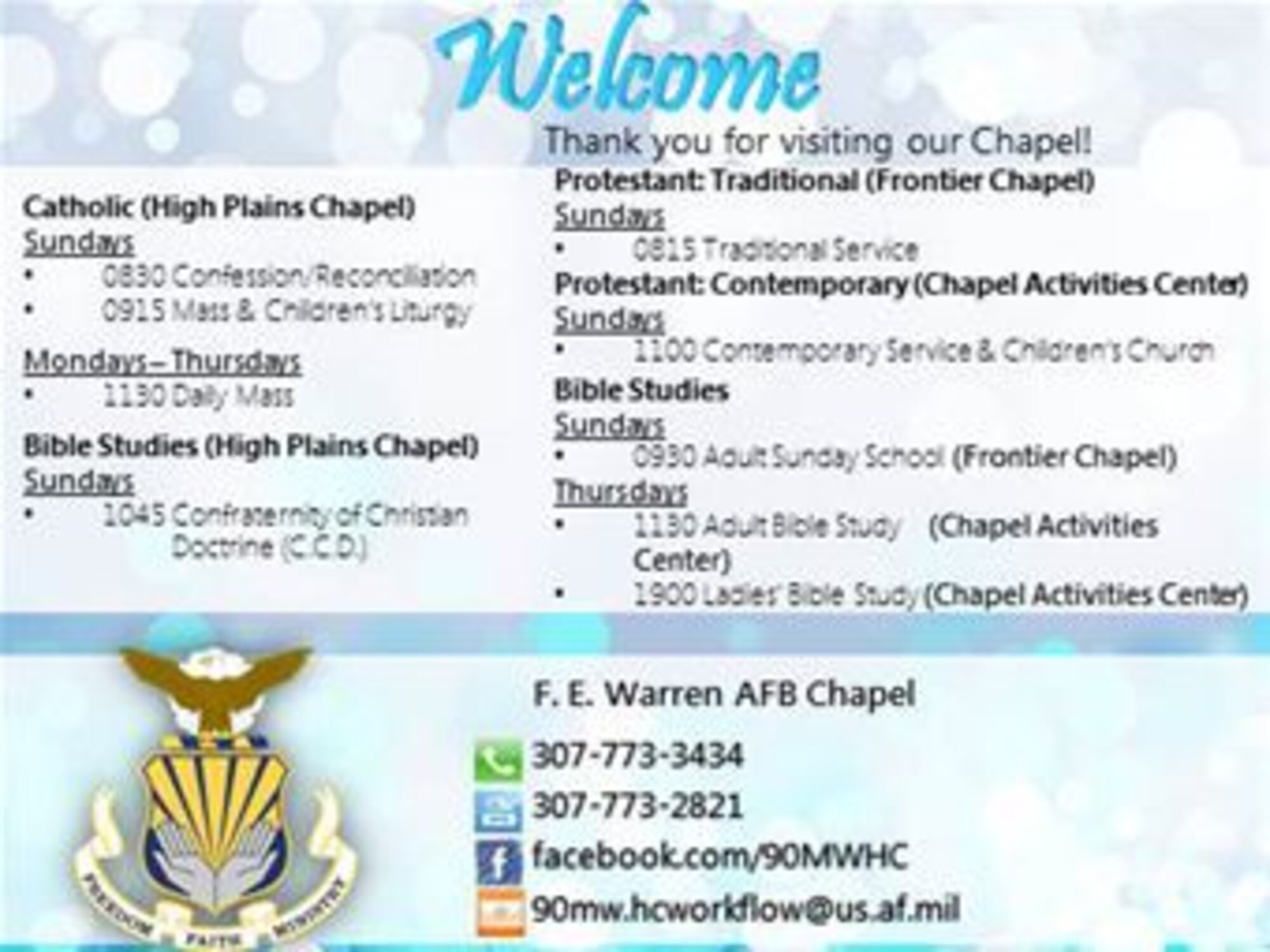 Chapel Flier