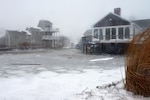 Flooded ares of Scituate, Jan. 27, 2015. Massachusetts Guard members were called to duty to support local and state agencies during the Winter Storm Juno response and rescued some residents from high water.