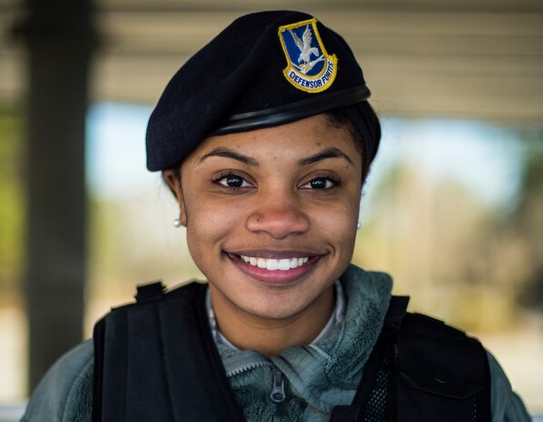 I want to show that women can serve in the military and be just as successful as men if not more. The military gives me the purpose I am looking for and the benefit of traveling around the world. I graduated high school in New Orleans, La., and have a younger brother, Alij, who is preparing to join the Air Force as well. 

- Alasha Green, U.S. Air Force security forces airmen at Joint Base Charleston.

