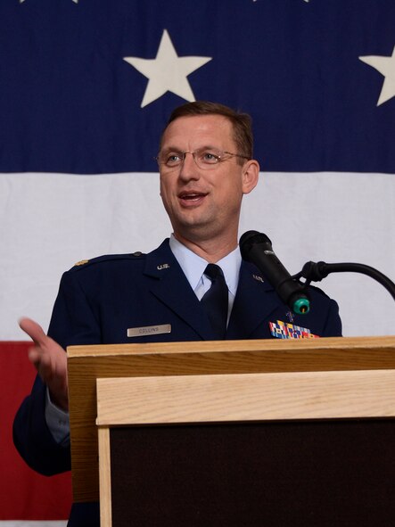 Chaplain (Maj.) Doug Collins has been in the Air Force Reserve since 2001.
