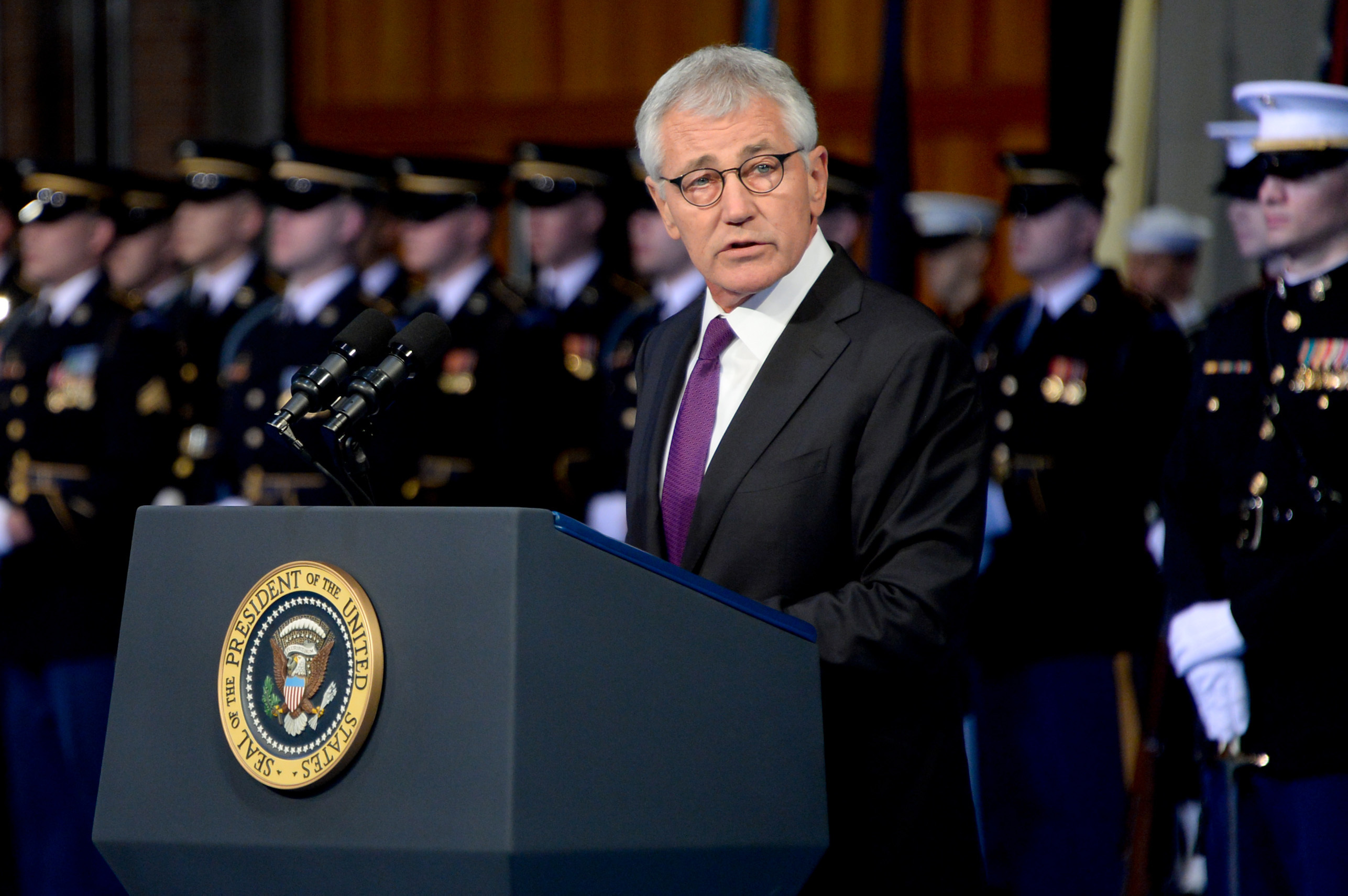 Us Department Of Defense Photos Photo Gallery Defense Secretary Chuck Hagel Speaks During The Armed Forces Farewell Tribute To Him On Joint Base Essay On Cow In English also Interesting Essay Topics For High School Students Professional Academic Writing Services