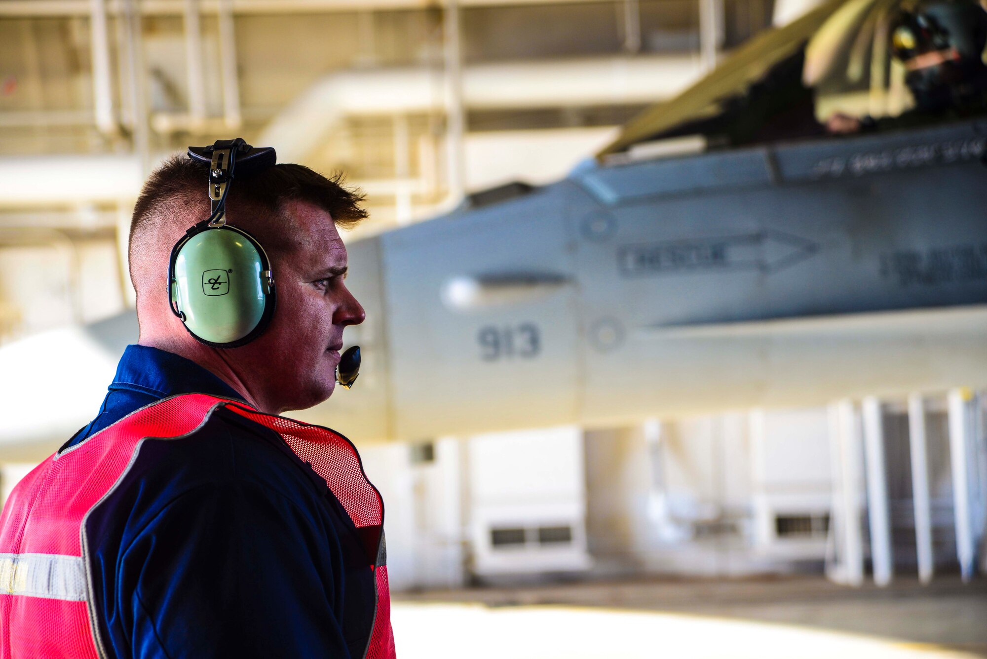 Staff Sgt. James McFadden, 35th Aircraft Maintenance Squadron dedicated crew chief, prepares to crew an F-16 Fighting Falcon on Jan. 8, 2015, at Misawa Air Base, Japan. McFadden has crewed over 3,000 F-16 flights in his 10 years of service. (U.S. Air Force photo by Staff Sgt. Derek VanHorn)