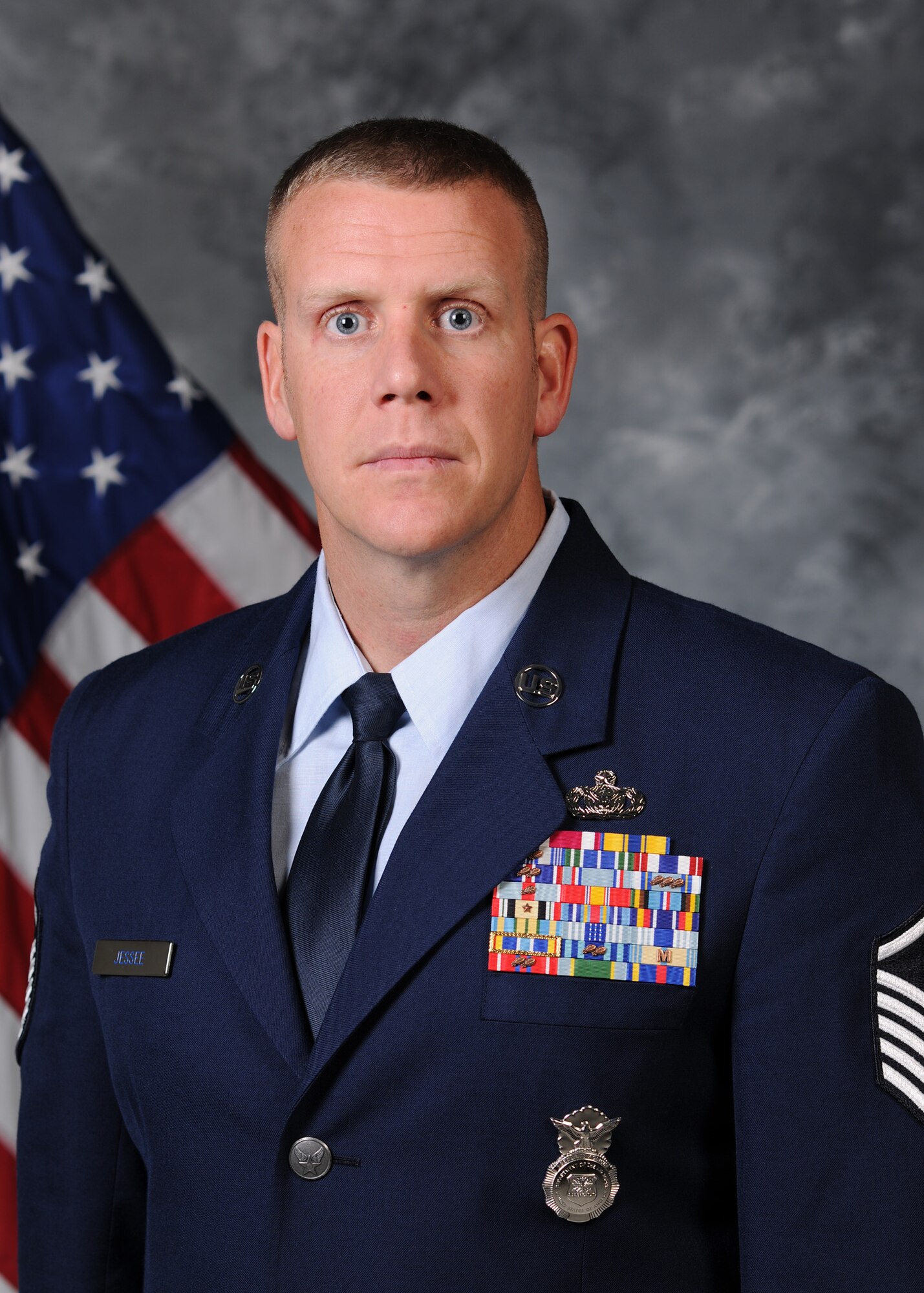 Master Sgt. Adam Jessee, 926th Security Forces Squadron Operations Superintendent (U.S. Air Force photo/99th Air Base Wing Public Affairs)