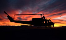 Staff Sgt. Ryan Oliver, 40th Helicopter Squadron special missions aviator, inspects the rotor on a UH-N1 Huey Jan. 27, 2015, at Malmstrom Air Force Base, Mont. Oliver completes a pre-flight inspection prior to each flight to ensure there are no mechanical faults in the aircraft. (U.S. Air Force photo/ Airman 1st Class Dillon Johnston)
