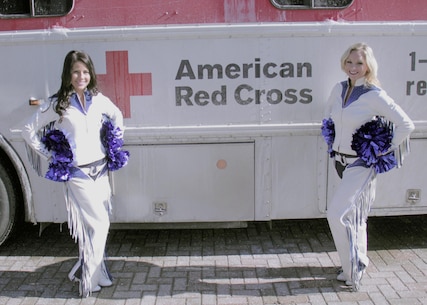 Colts Cheerleaders paid a special visit to the RS Indianapolis Blood Drive Lawrence, IN Jan. 26. The American Red Cross and RS Indianapolis blood drive, gathered enough blood to save up to 63 lives.